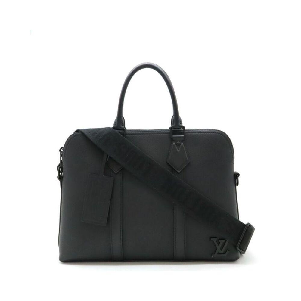 Pre Loved Gucci Louis Vuitton Keepall Bandouliere 45 Travel Duffle Bag Black - Picture 1 of 8